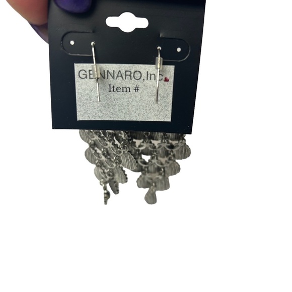 By Gennaro Stone Beaded Layered Dangle Earrings - Picture 5 of 5